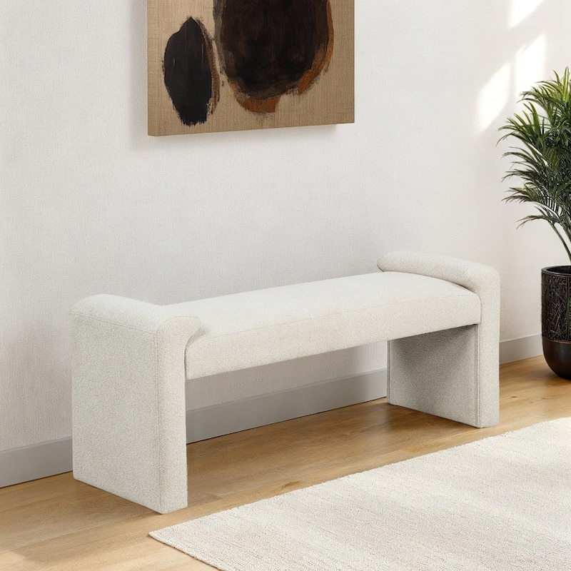 Linn Upholstered 50 Inch Bench