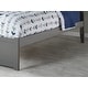 preview thumbnail 5 of 7, Mission King Platform Bed with Foot Board and 2 Drawers in Grey