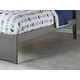 preview thumbnail 5 of 8, Orlando Twin XL Platform Bed with Footboard and 2 Storage Drawers in Grey
