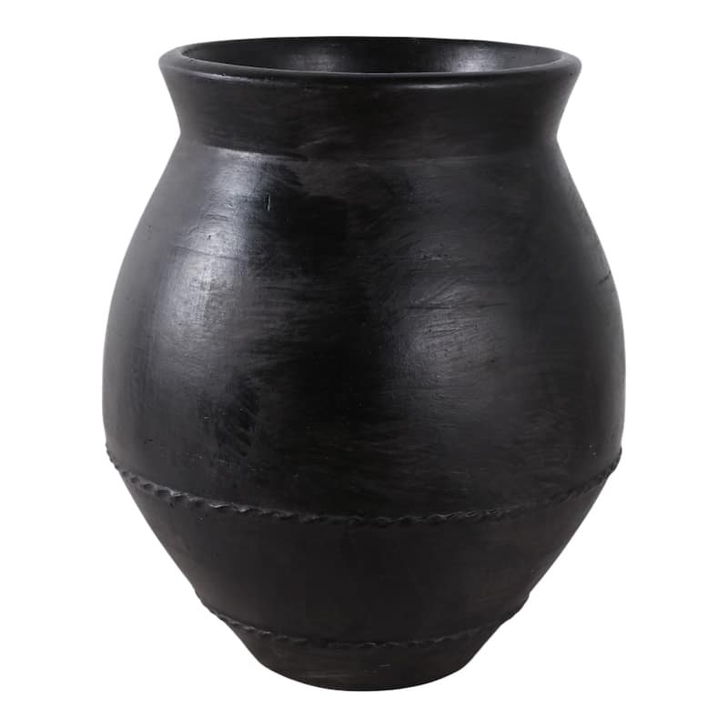 Terracotta Vase Handmade Decorative Accent Container Home Decor