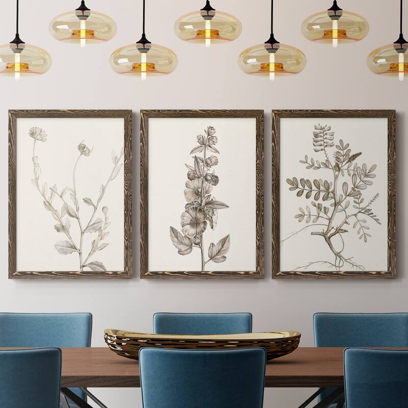 Neutral Botanical Study IV-Premium Framed Canvas - Ready to Hang - Multi-Color