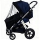 preview thumbnail 1 of 3, HOMEVOL Stretchable Stroller Mosquito Net,Fitted stroller mosquito nets, 59” Baby Carriages ,Outdoor Insect & Wind Shield
