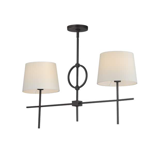 slide 2 of 4, Maxim 27722OF Paoli 2 Light 36" Wide Linear Pendant Charcoal Bronze