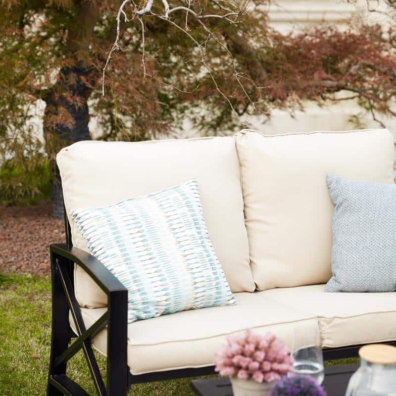 PATIO FESTIVAL 8-Piece Outdoor Sofa Seating Group with Cushions