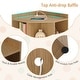preview thumbnail 6 of 24, Costway 3-Tier Kids Corner Toy Storage Organizer with USB Ports and - See Details