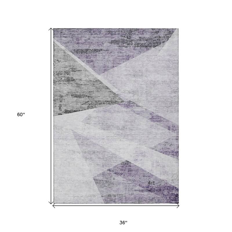 HomeRoots Abstract Transitional Rectangle Outdoor Rug