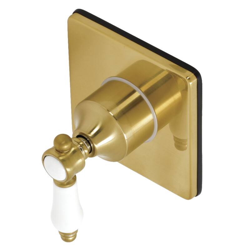 Bel-Air Single-Handle Three-Way Diverter Valve with Trim Kit - Brushed Brass