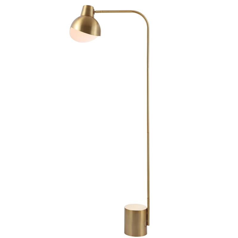 SAFAVIEH Lighting 58-inch Violetta Gold LED Floor Lamp - 20.5" x 8" x 57.5"