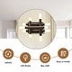 preview thumbnail 23 of 28, Cusp Barn Modern 10-Light Metal Wall Sconce, Indoor LED Wall Fixture Lights, Irregular Wall Sconce for Living Room Staircase
