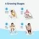 preview thumbnail 2 of 5, Graco® JumpStart 4-in-1 Activity Bouncer, Lilac Mod - N/A
