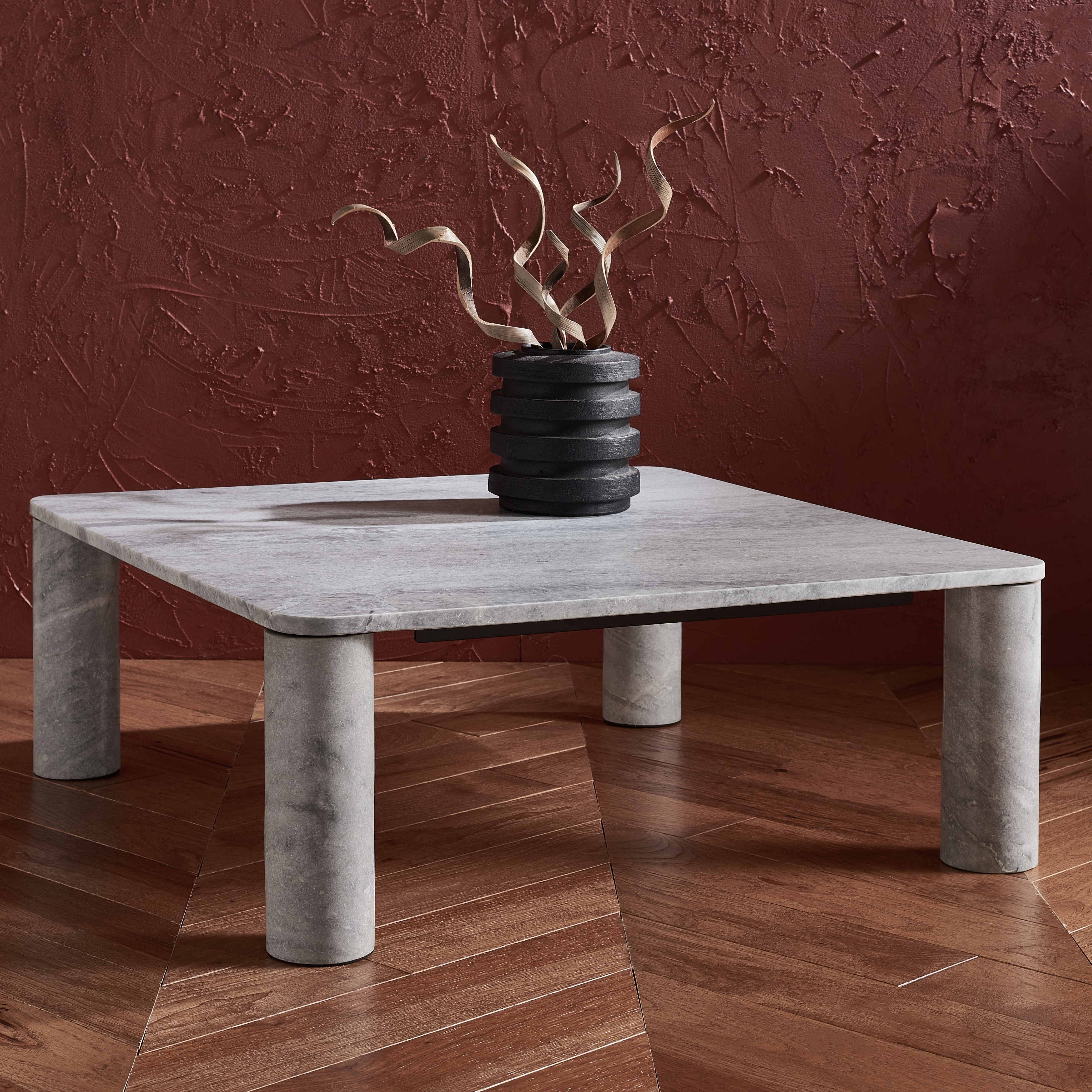 SAFAVIEH Couture Elenka Square Marble Coffee Table - 35 In. W x 35