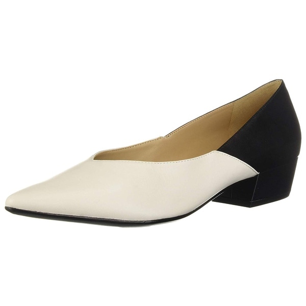 naturalizer betty suede and leather pumps