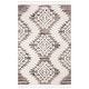preview thumbnail 28 of 136, SAFAVIEH Moroccan Tassel Shag Iulieana Boho Tribal 2-inch Thick Rug 4' x 6' - Ivory/Brown - Rectangle