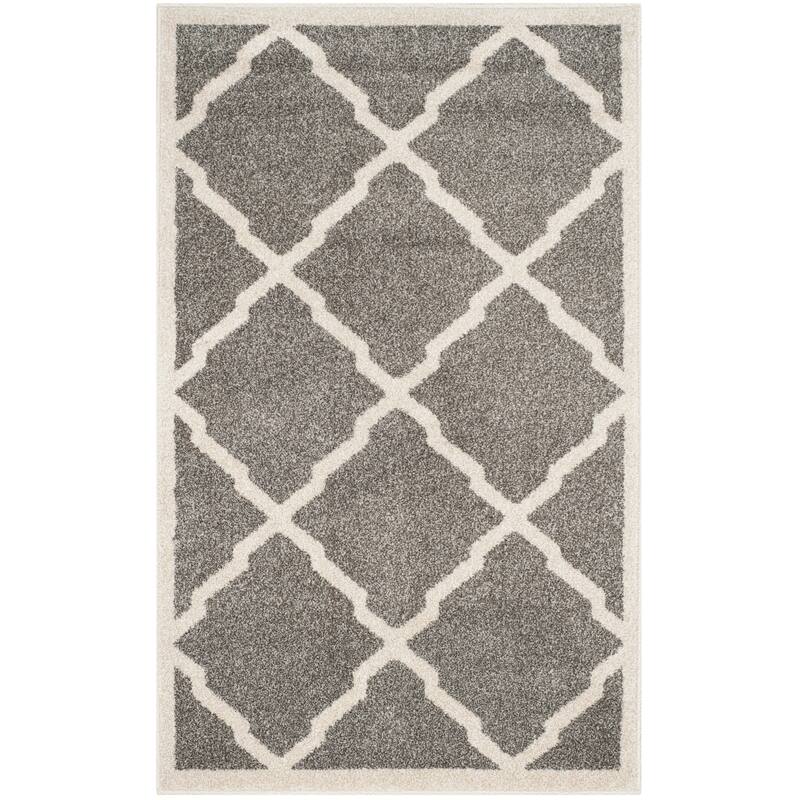SAFAVIEH Amherst Teresinha Modern Rug - 2'6" x 4' - Dark Grey/Beige