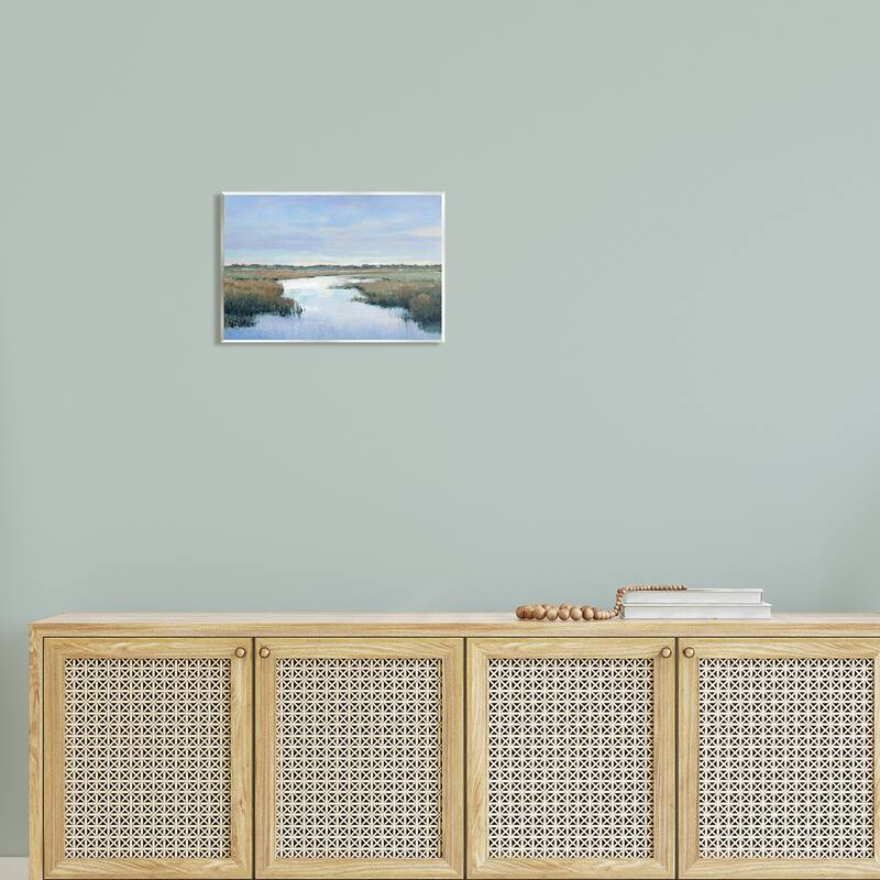 Stupell Rural River Countryside Marsh Landscape Wall Plaque, Design By Tim OToole