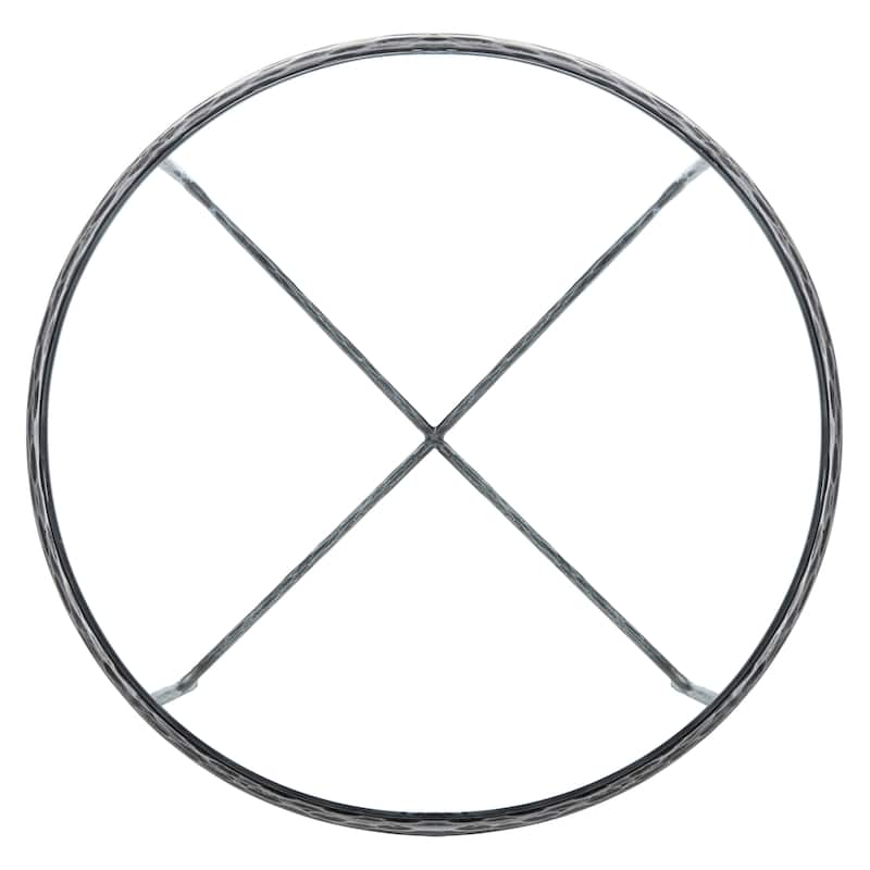 SAFAVIEH Couture Venanzia Round Metal Coffee Table - 36" W x 36" L x 15" H - 36"W x 36"D x 15"H