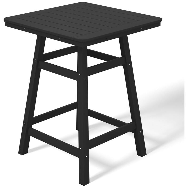 Laguna Hdpe All Weather Outdoor Patio 30" Square Counter Bistro Table