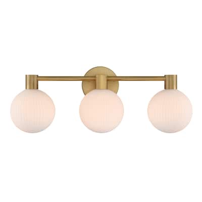 Minka Lavery 2993 Fenton 3 Light 24" Wide Bathroom Vanity Light with