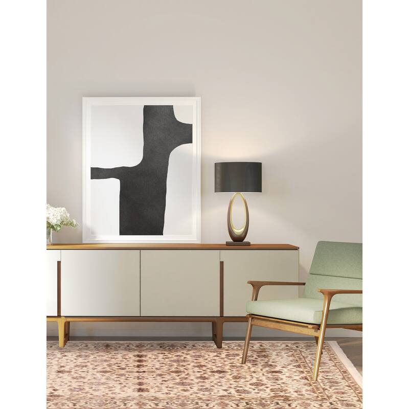 ECARPETGALLERY Hand-knotted Mirzapur Cream Viscose, Wool Rug - 6'3 x 9'10