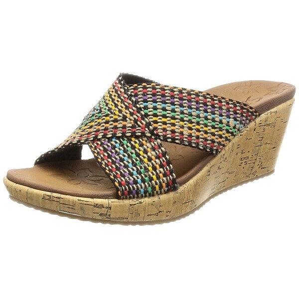 skechers delighted wedge sandal