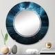 preview thumbnail 1 of 13, Designart "Ethereal Lightning V" Nautical & Beach Modern Wall Mirror 24in.x24in.