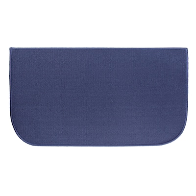RITZ Solid Accent Rug 20 in. x 36 in. - 2' x 3' Oval