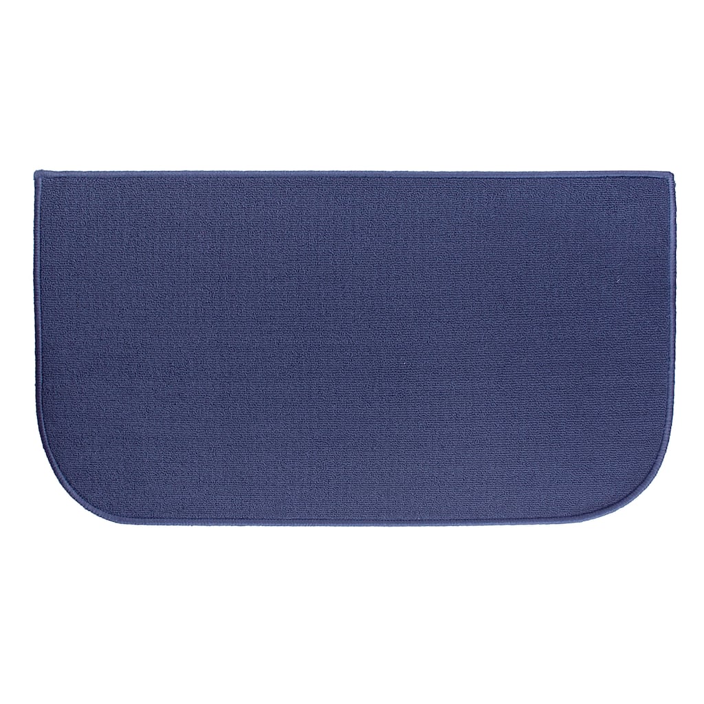 RITZ Solid Accent Rug 20 in. x 36 in. - 2' x 3' Oval
