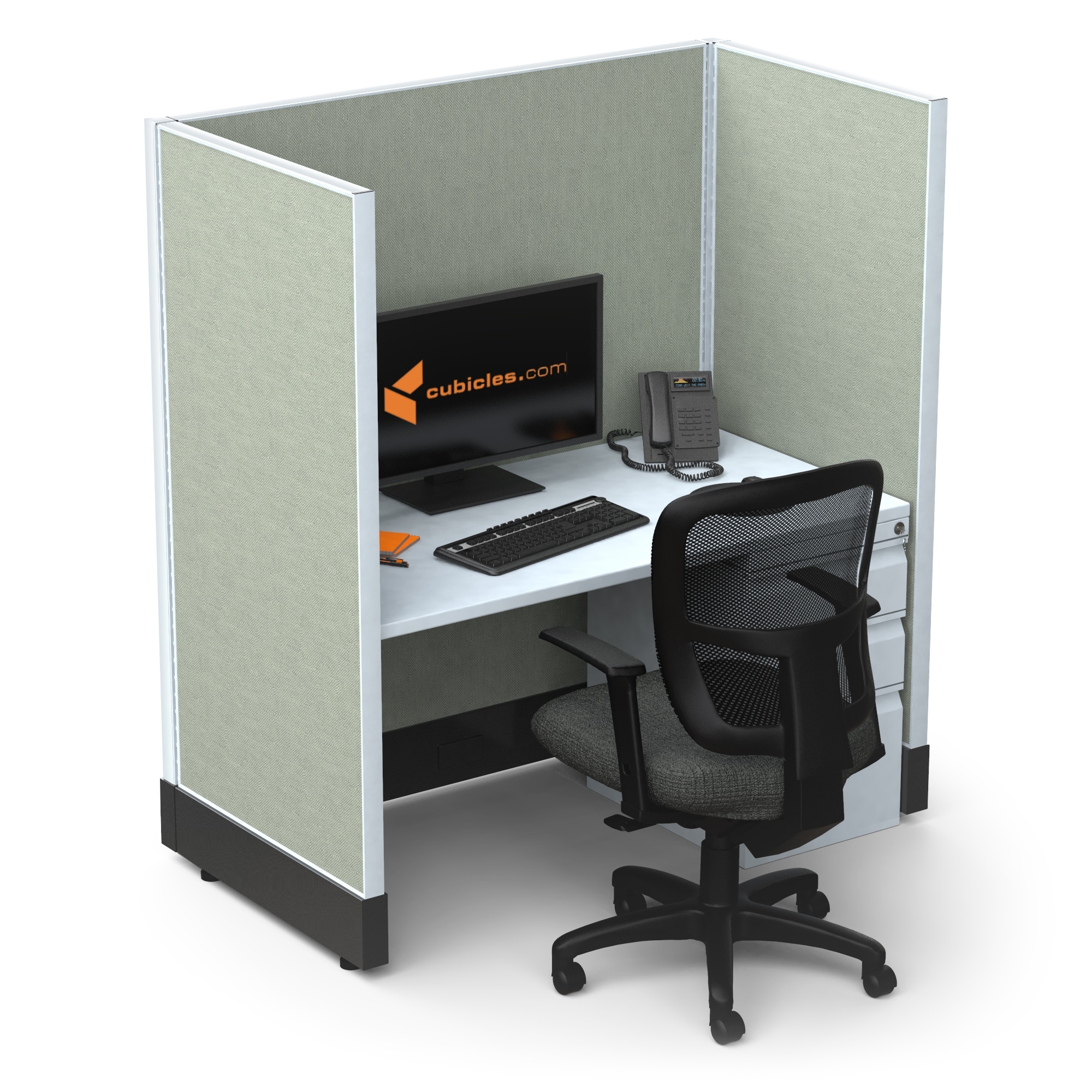 Office Cubicle Desk 53H Unpowered - Overstock - 28995281