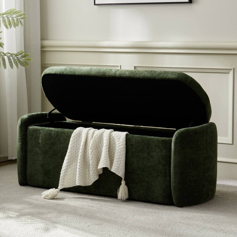 Bedroom Bench Storage Bench with Arms Ottoman entryway bench with storage End of Bed Bench, Entryway Bench