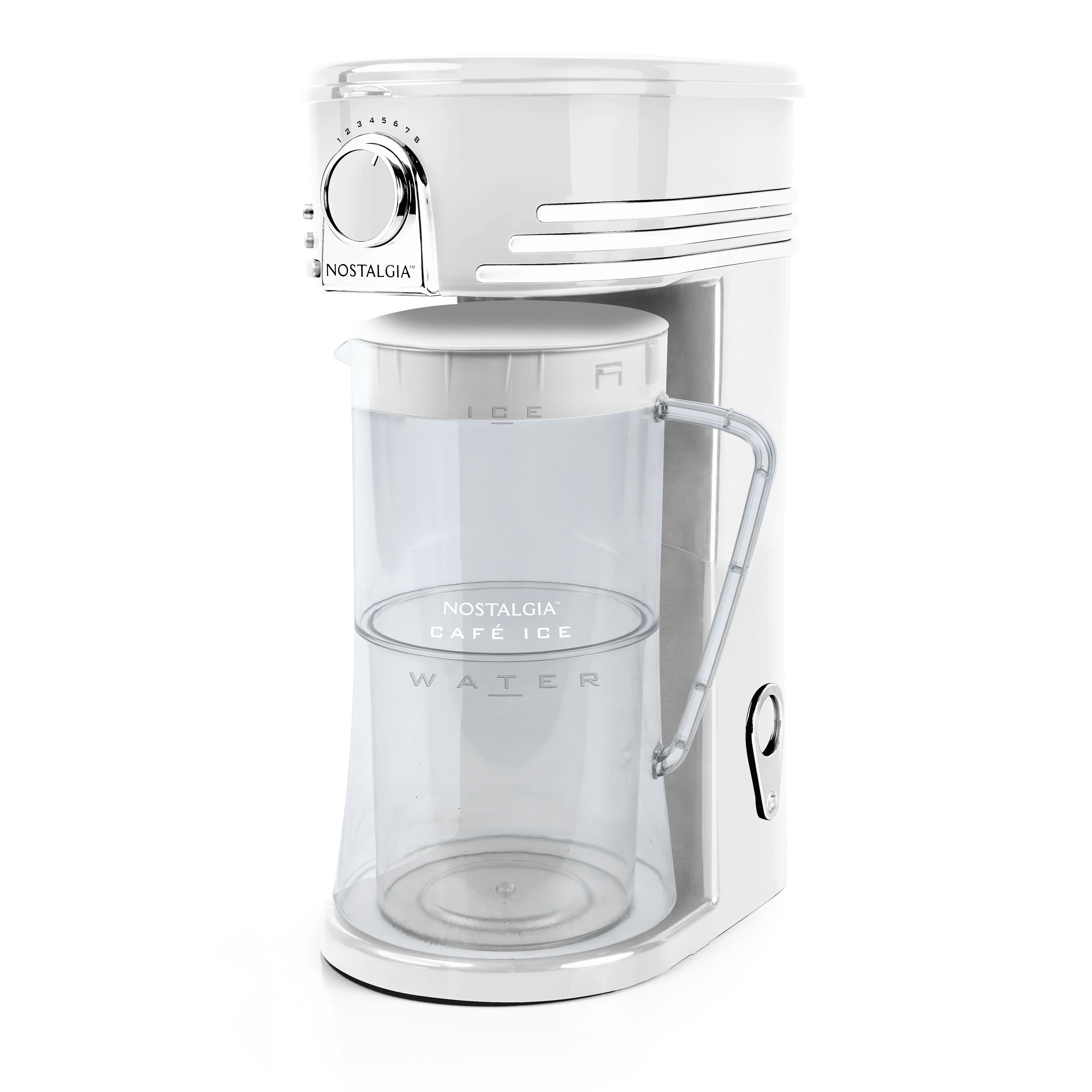 Nostalgia Café' Ice 3-Quart Iced Coffee and Tea Brewing System with Plastic  Pitcher, White - On Sale - Bed Bath & Beyond - 38445884