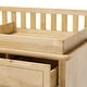 preview thumbnail 16 of 16, Solid Pine Wood Dresser with Changing Topper, 10-Drawer Nursery Dresser with Anti-Tipping Device Baby Changing Table