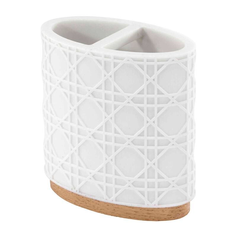Nicole Miller Lena Toothbrush Holder - White