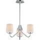 preview thumbnail 3 of 9, Maxim 12695WT Durham 3 Light 19" Wide Chandelier