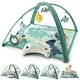 preview thumbnail 1 of 3, The Peanutshell Dino 7-in-1 Activity Play Gym & Play Mat for Baby - Multi-Color