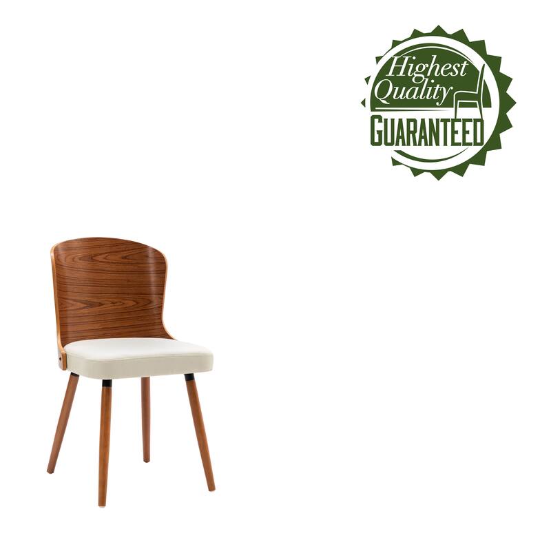 Porthos Home Karr Armless Dining Chairs Set of 2, Beech Wood Back & Legs