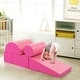 preview thumbnail 5 of 36, 5-Piece Kids Climb and Crawl Activity Playset - 15.5" x 8" x 8" Pink
