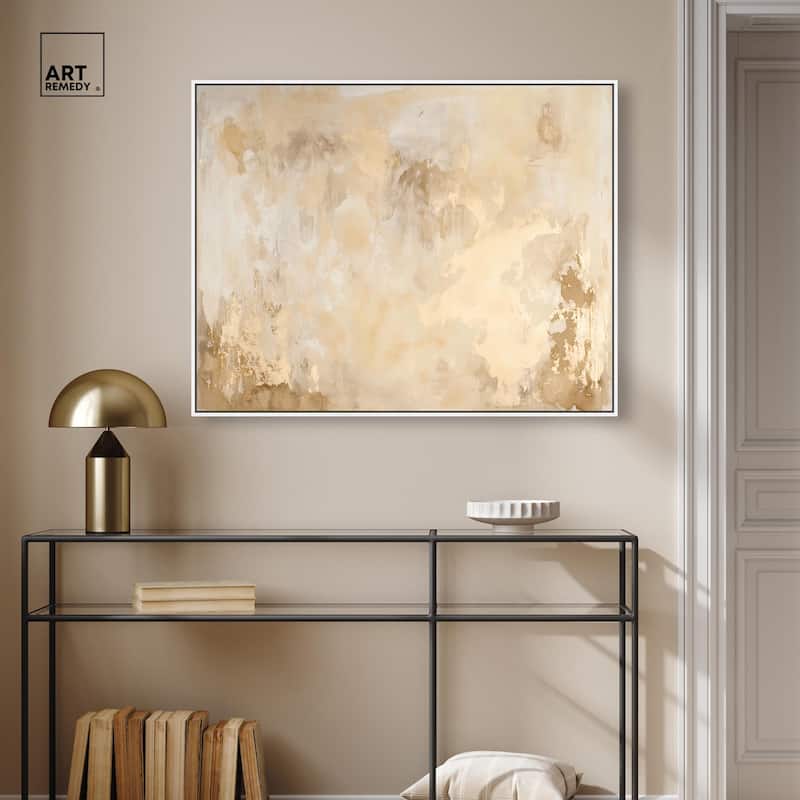 Sun Brust Gilding III Canvas by Art Remedy