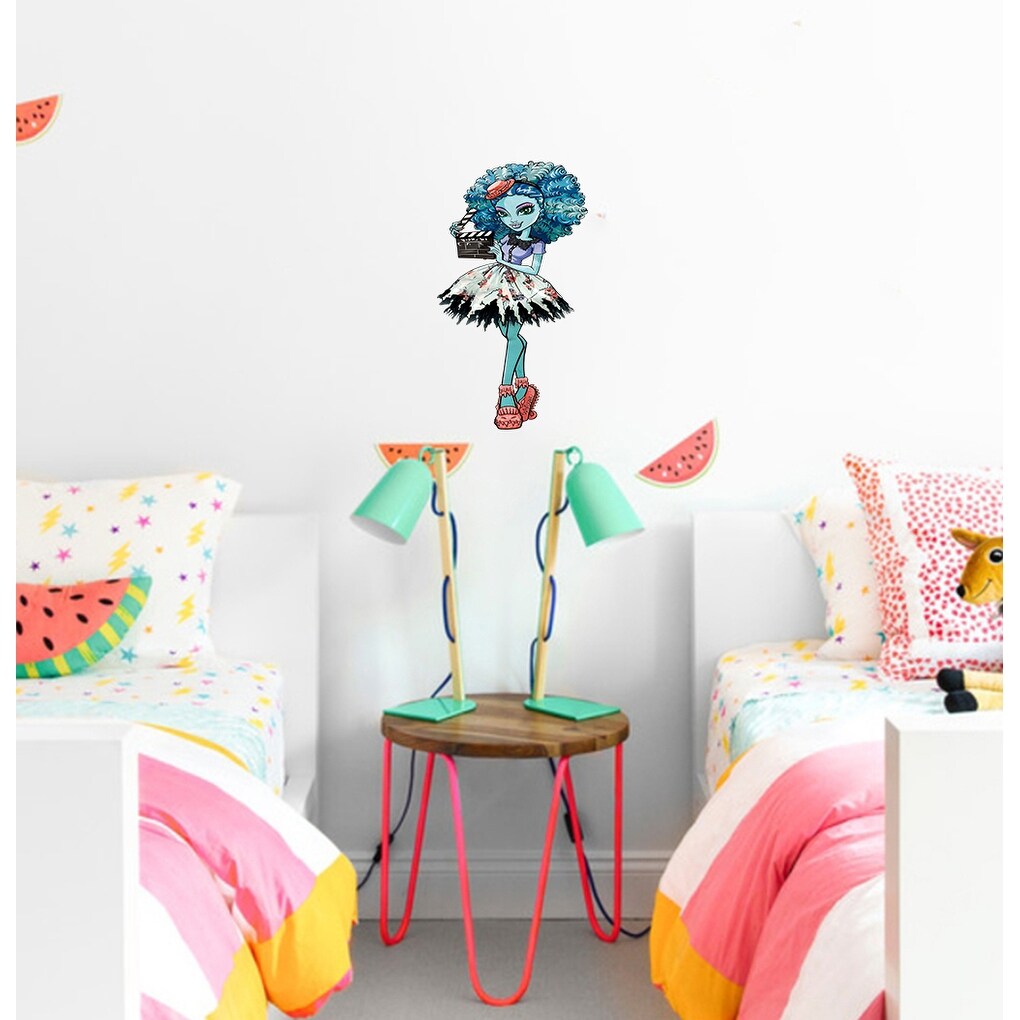 Zombie Girl Wall Decal, Zombie Girl Wall sticker, Zombie-image