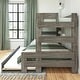 preview thumbnail 6 of 27, Max and Lily Farmhouse Twin over Full Bunk Bed with Trundle