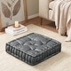 preview thumbnail 30 of 32, Intelligent Designs Charvi Chenille Square Floor Pillow