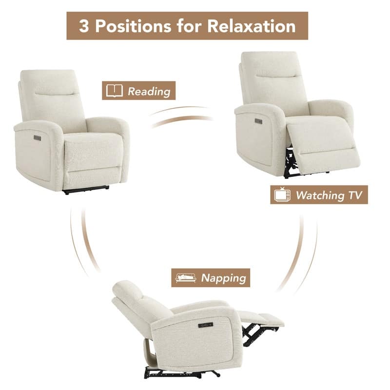 Lena Zero Wall Hugger Electric Power Recliner