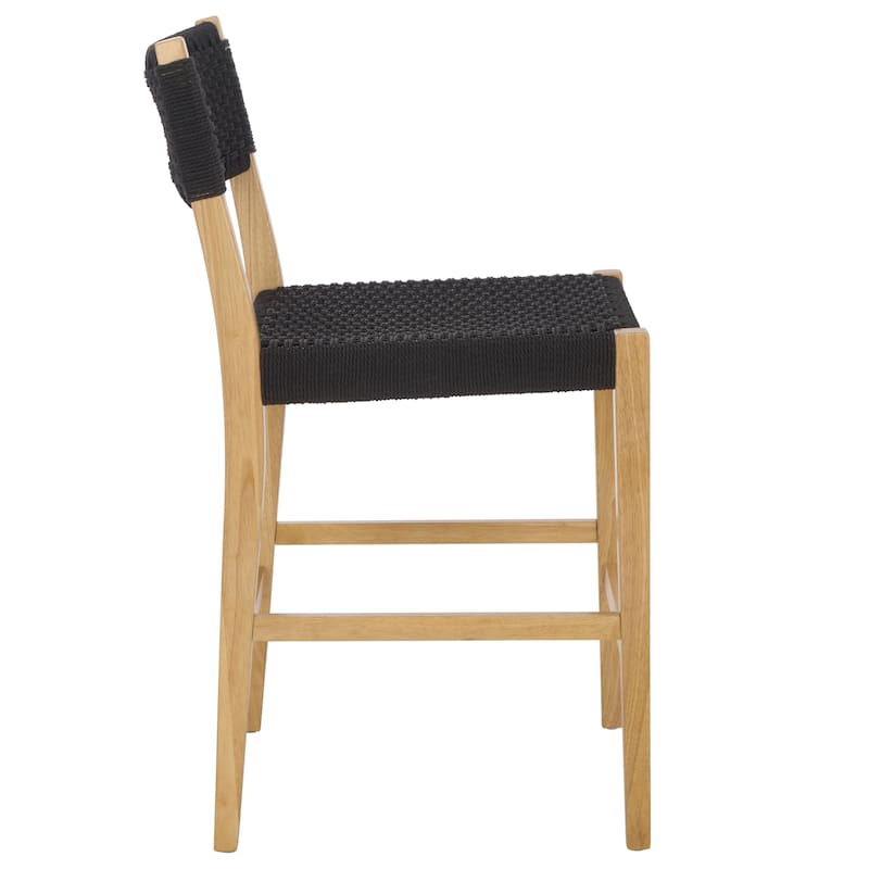SAFAVIEH Home Dutton Woven Counter Stool - 18"W x 24"D x 37"H