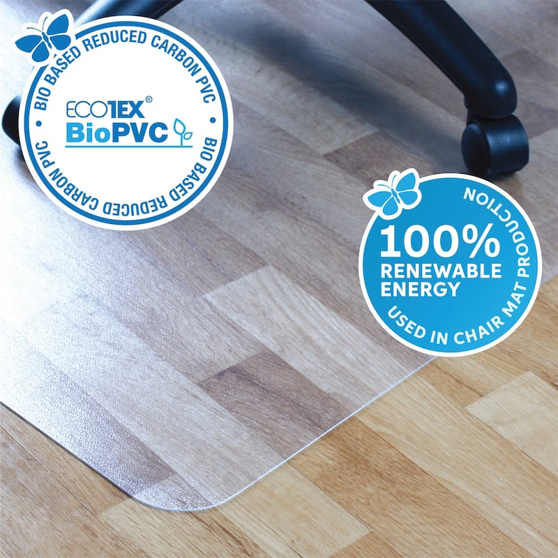 Ecotex BioPVC Chair Mat for Hard Floors - 36" x 48"