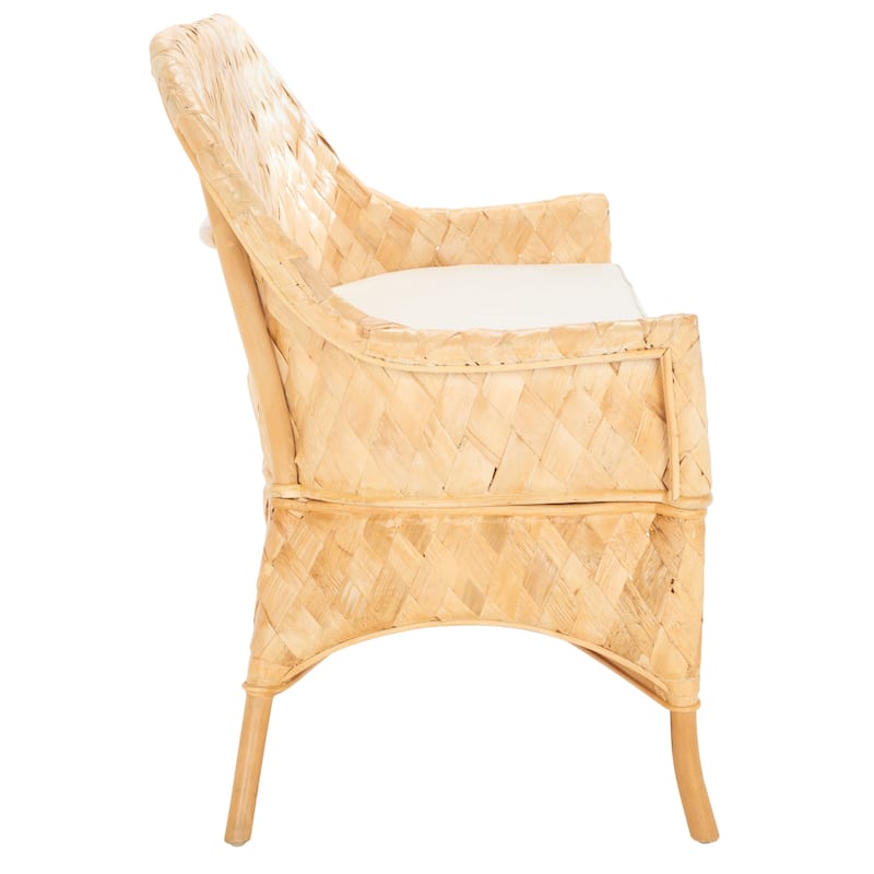 SAFAVIEH Marfisa Woven Sofa Bench - 52" W x 24" D x 33" H - 52Wx24Dx33H