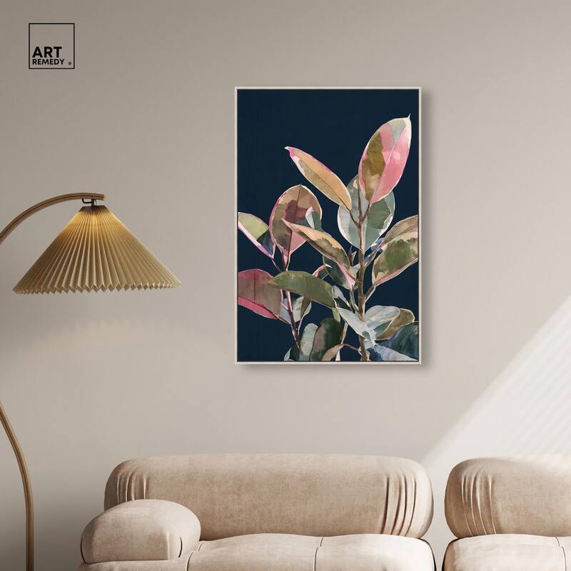 Fuchsia Frond II Canvas by Art Remedy