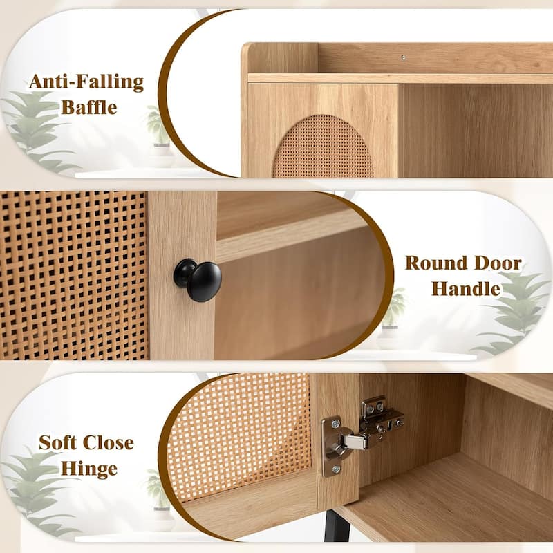 Over The Toilet Bathroom Cabinet Freestanding Storage Organizer