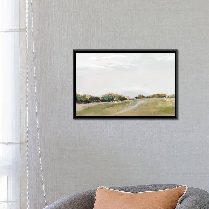 iCanvas "Golden Grasslands " by Isabelle Z Framed Canvas Print