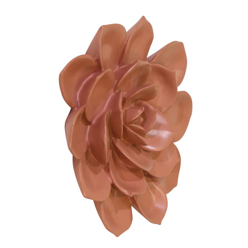 Ec, Pink Wall Flower 8.25"H