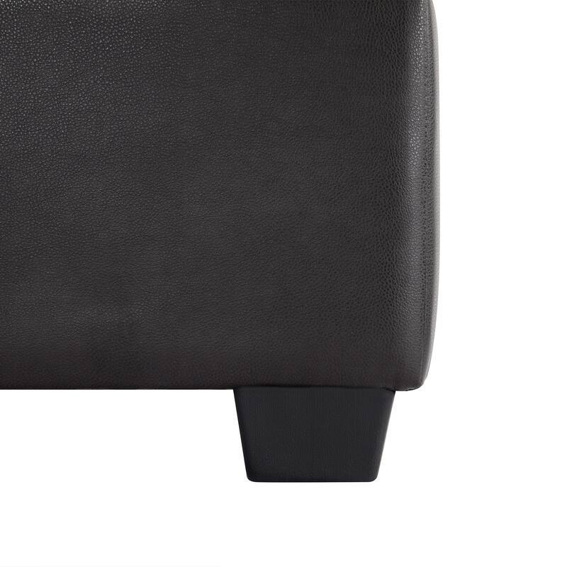 Morden Fort Tufted Storage Ottoman, Rectangular Footstool