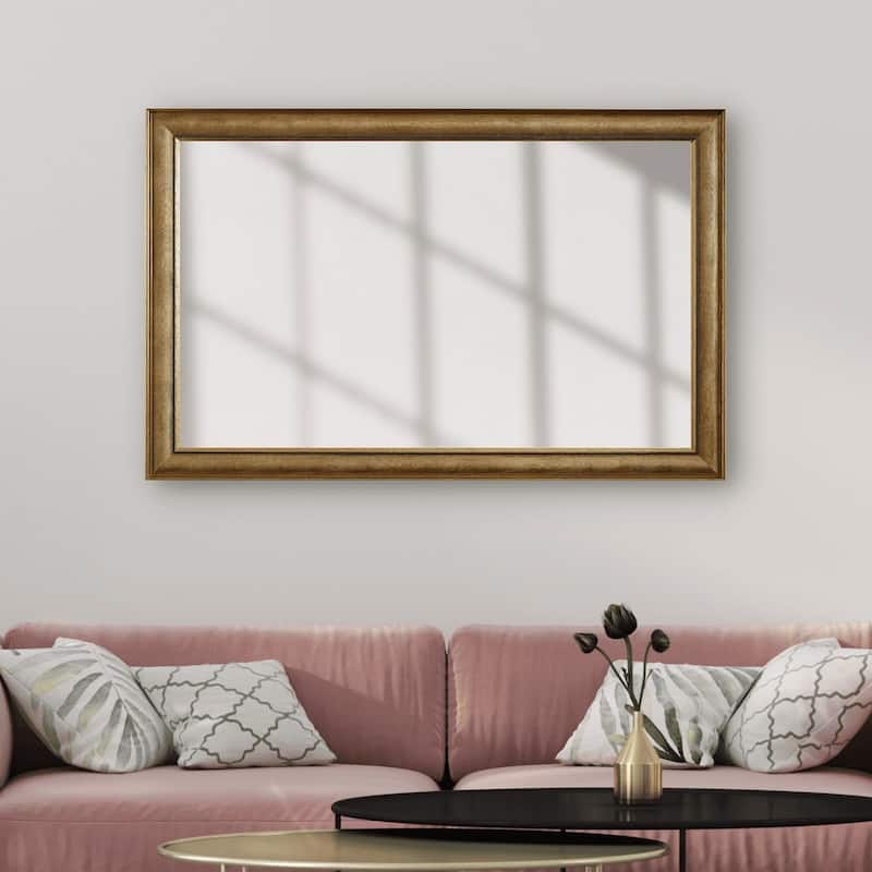 Frame My Mirror Gold Framed Wall Mirror, Oxfordshire Design